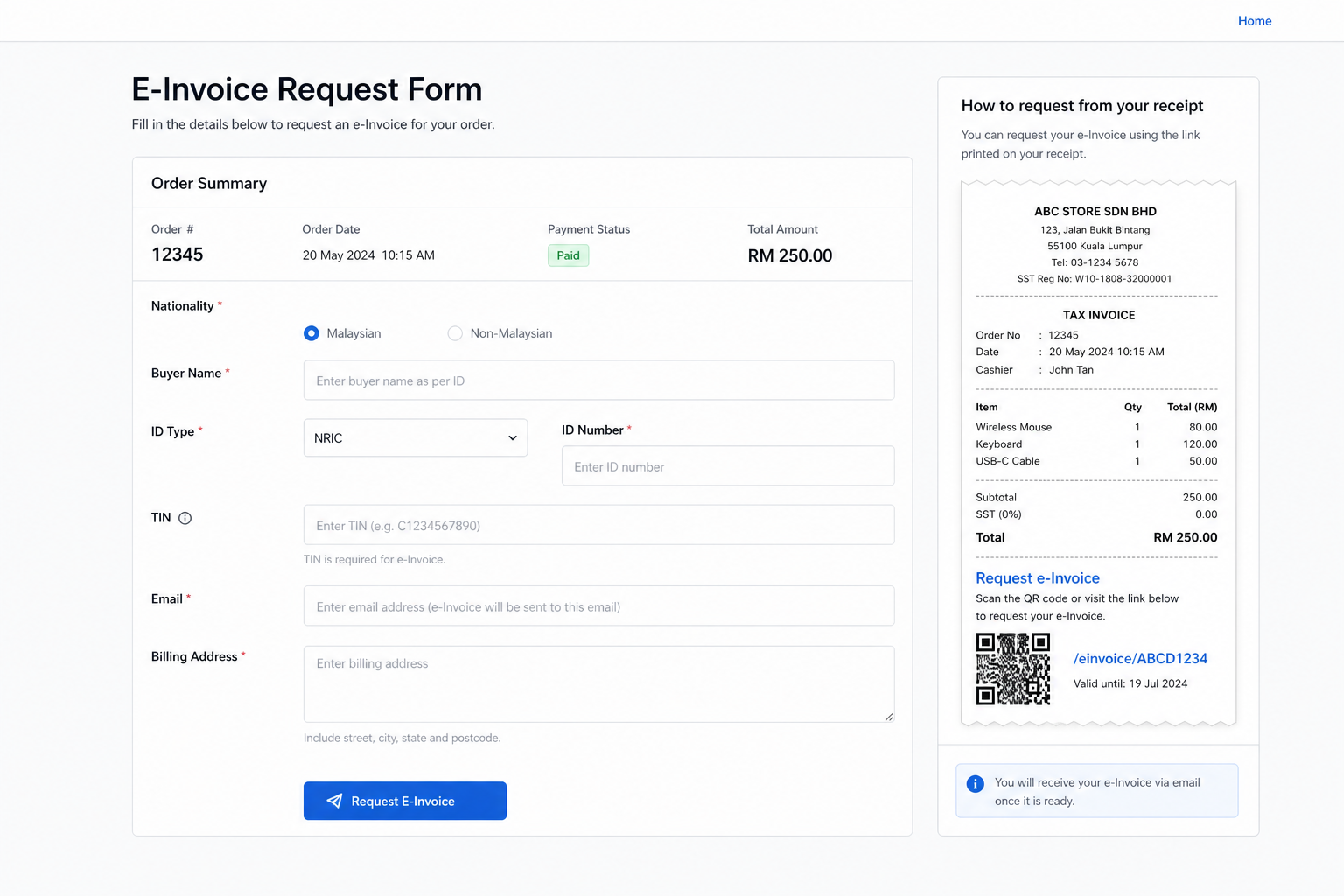 E-Invoice (LHDN)